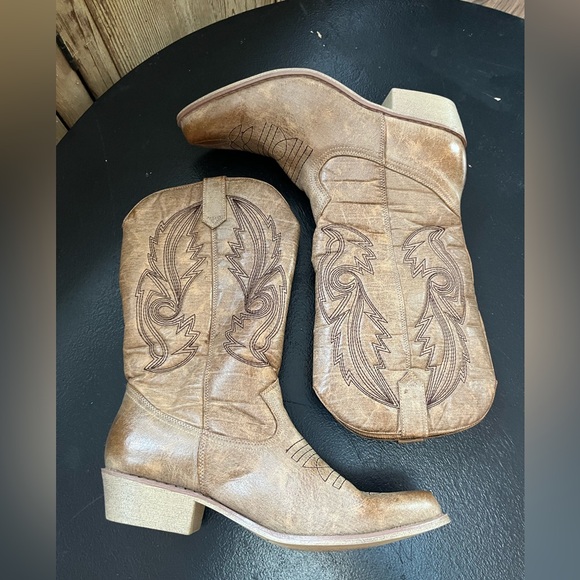 Coconuts Gaucho Cowboy Lined Boots Women’s Size 10M - Picture 8 of 12